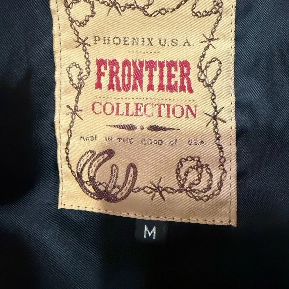 Women's Red Frontier Collection Leather Jacket - Picture 7 of 8